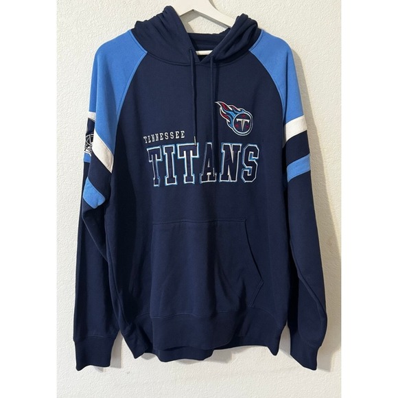 Tennessee Titans NFL Team Apparel Hoodie Sweatshirt Mens XL Extra Large - Picture 1 of 12